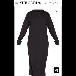 Side split midi dress